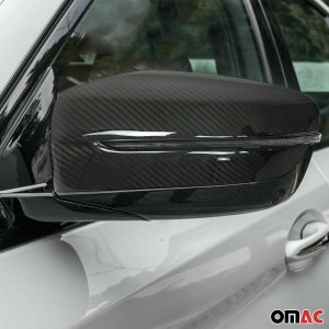 BMW 3 SERIES G20 G21 Mirror Cover - Omac - Carbon Fiber - Gloss Black - '19-'24 BMW 3 SERIES G20 G21 Mirror Cover - Omac - Carbon Fiber - Gloss Black - '19-'24